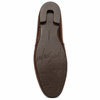 Brown Premium Formal  Loafers | Soft Padding Hand-Made Article | All Day Comfort