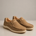 Premium Tan Brown Medicated Comfort Slip-On Loafers