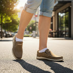 Premium Tan Brown Medicated Comfort Slip-On Loafers